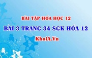 Bài 3 trang 34 SGK Hóa 12: Nội dung về Saccarozơ, Tinh bột, Xenlulozơ